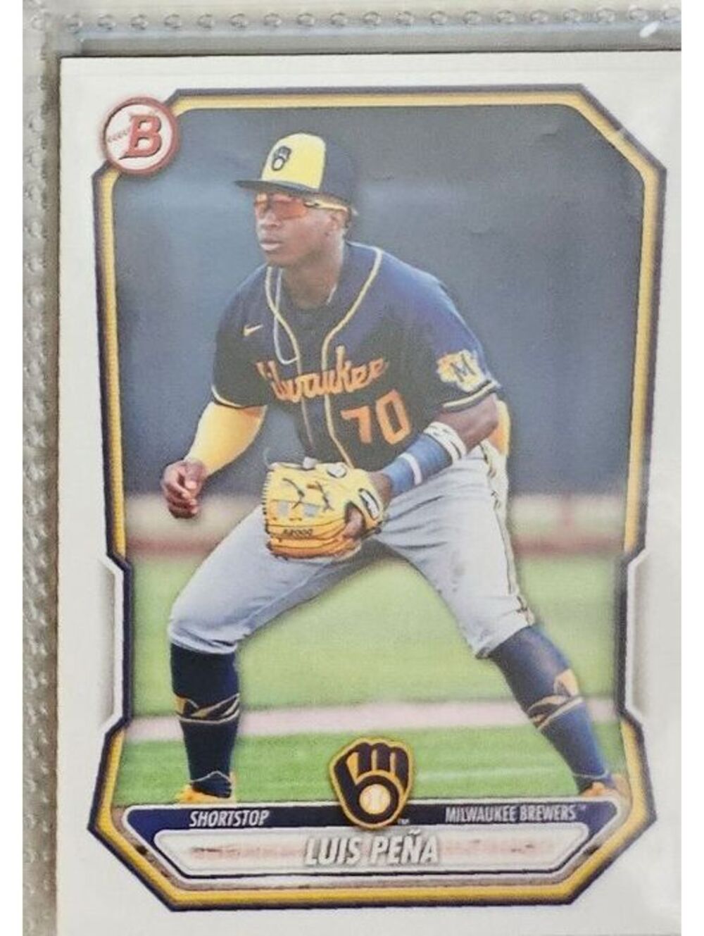 Luis Pena - 2026 Bowman #BP-120 Prospects - Milwaukee Brewers